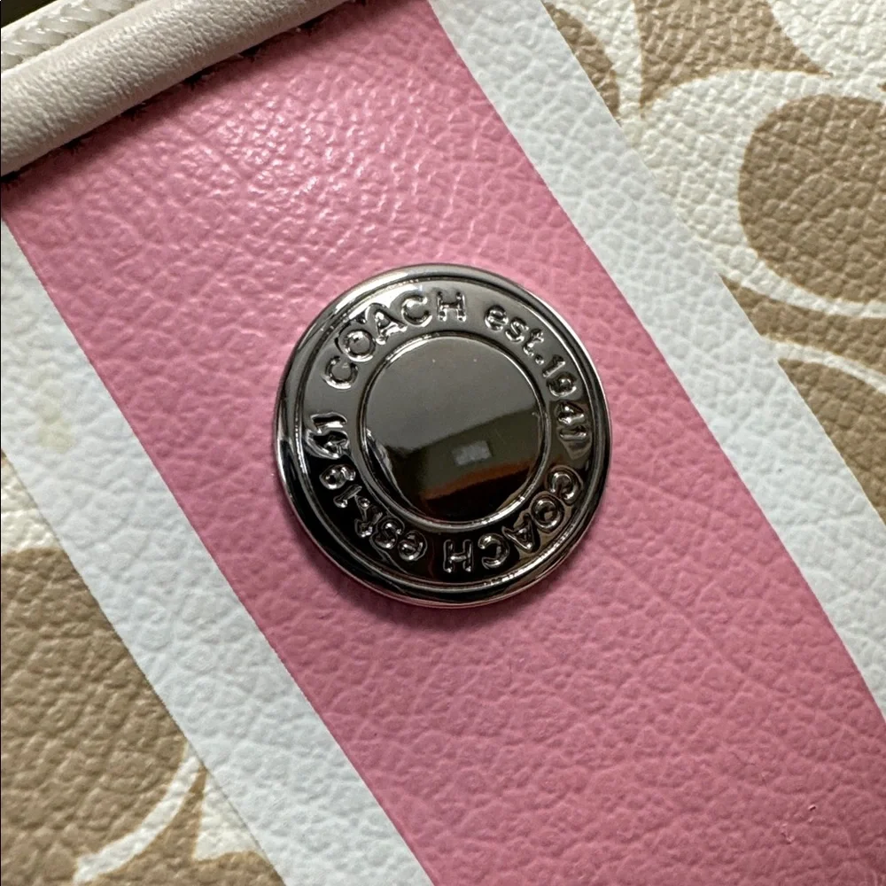 COACH CHELSEA HERITAGE X-LARGE COSMETIC CASE - Picture 3 of 11